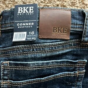 BKE Youth Conner Bootcut Jeans Sz 16 Regular